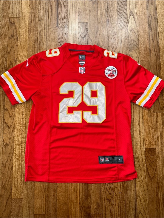 Nike Other - Kansas City Chiefs #29 Keyes Red Nike Bote Game Jersey